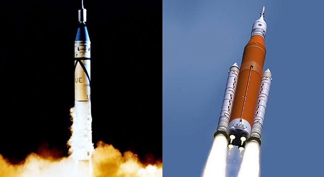 Rocket Evolution: Jupiter-C to SLS