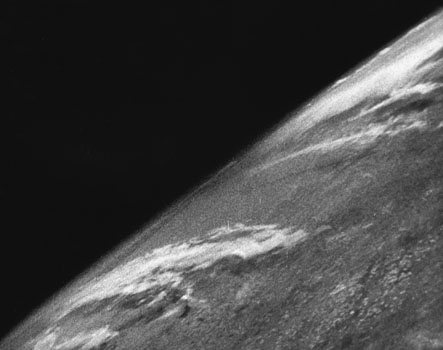 1946: First photo of Earth from space