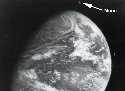 1966: First view of Earth and the Moon together (ATS-1)